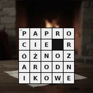 Rozwiązanie krzyżówki: różnozarodnikowość - paprocie różnozarodnikowe | hasła, synonimy i podpowiedzi Hasło krzyżówkowe różnozarodnikowość - paprocie różnozarodnikowe – rozwiązanie, synonimy, podpowiedzi i definicje krzyżówkowe